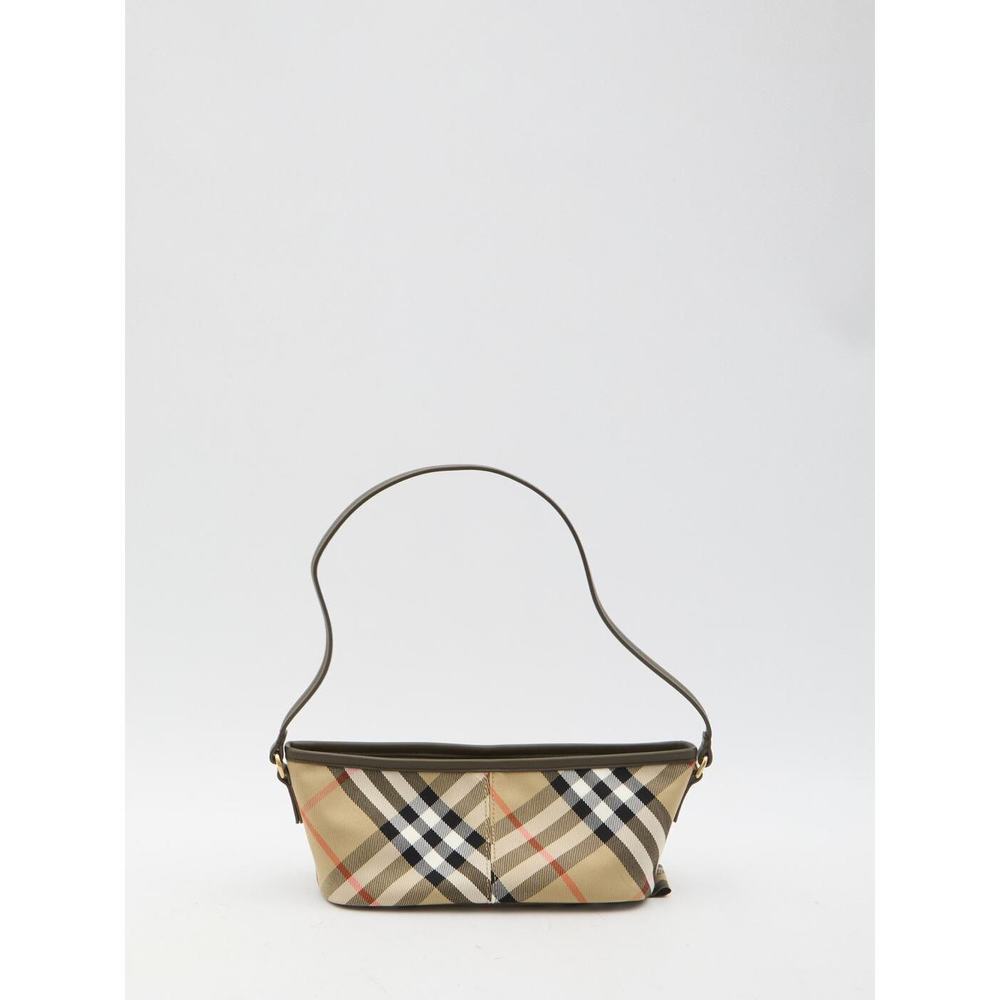 Burberry LS Baguette Shoulder Bag Beige